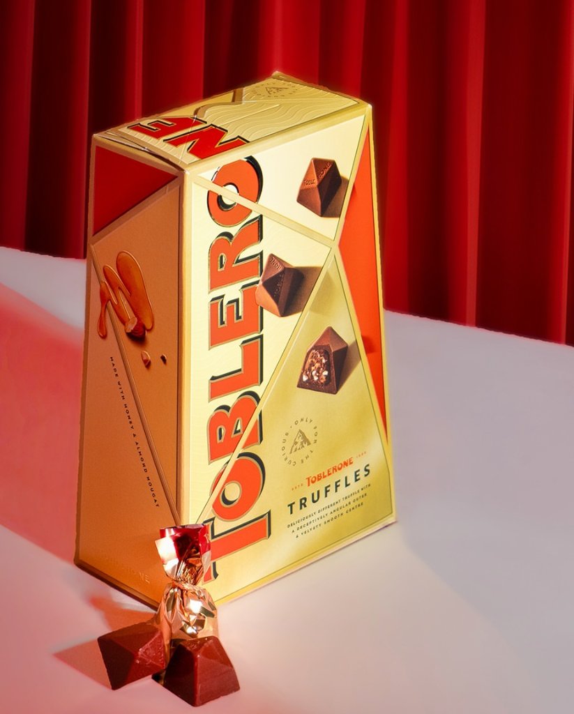 Toblerone Truffles product styling
