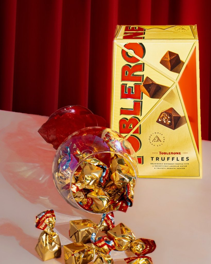 Toblerone Truffles product photography