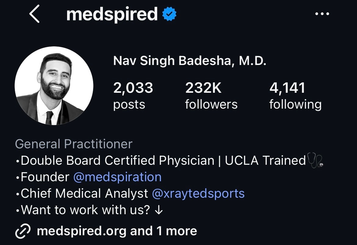 X-RAYTED Sports Instagram — 156K followers