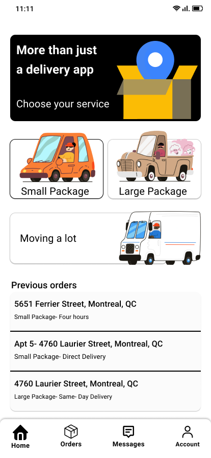 Previous Orders