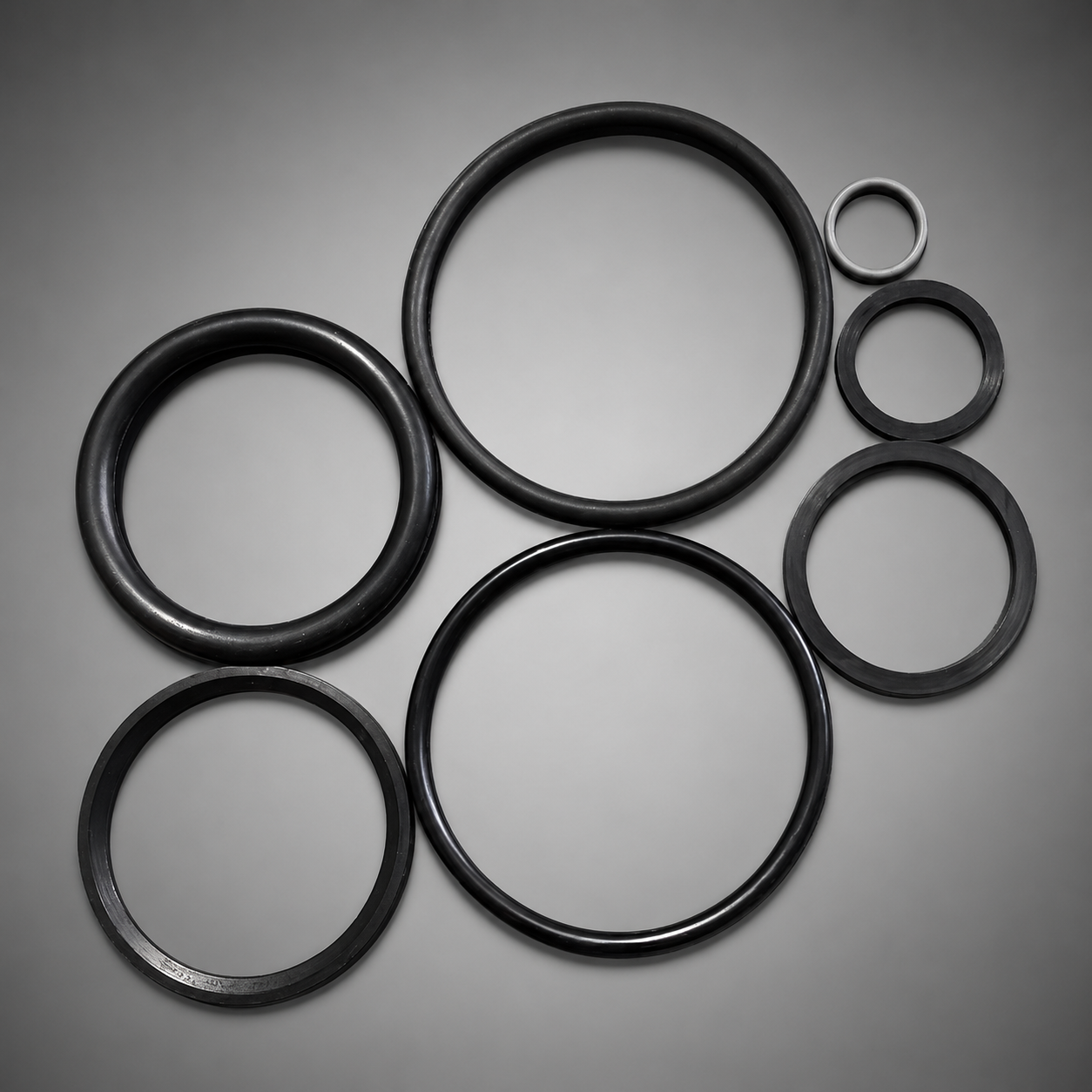 O-ring selladores para maquinaria de diferentes tamaños