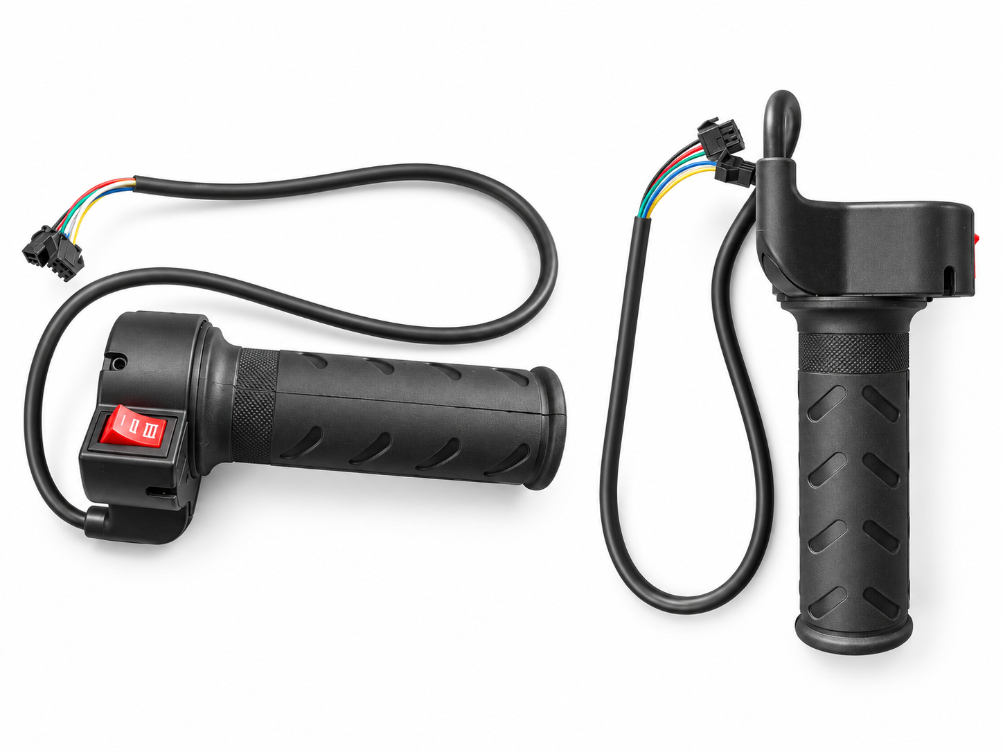 Acelerador de moto electrica 3 velocidades (rojo y negro)