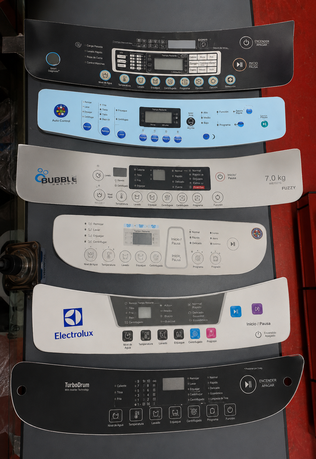Stickers para Panel de Lavadora - VARIOS MODELOS