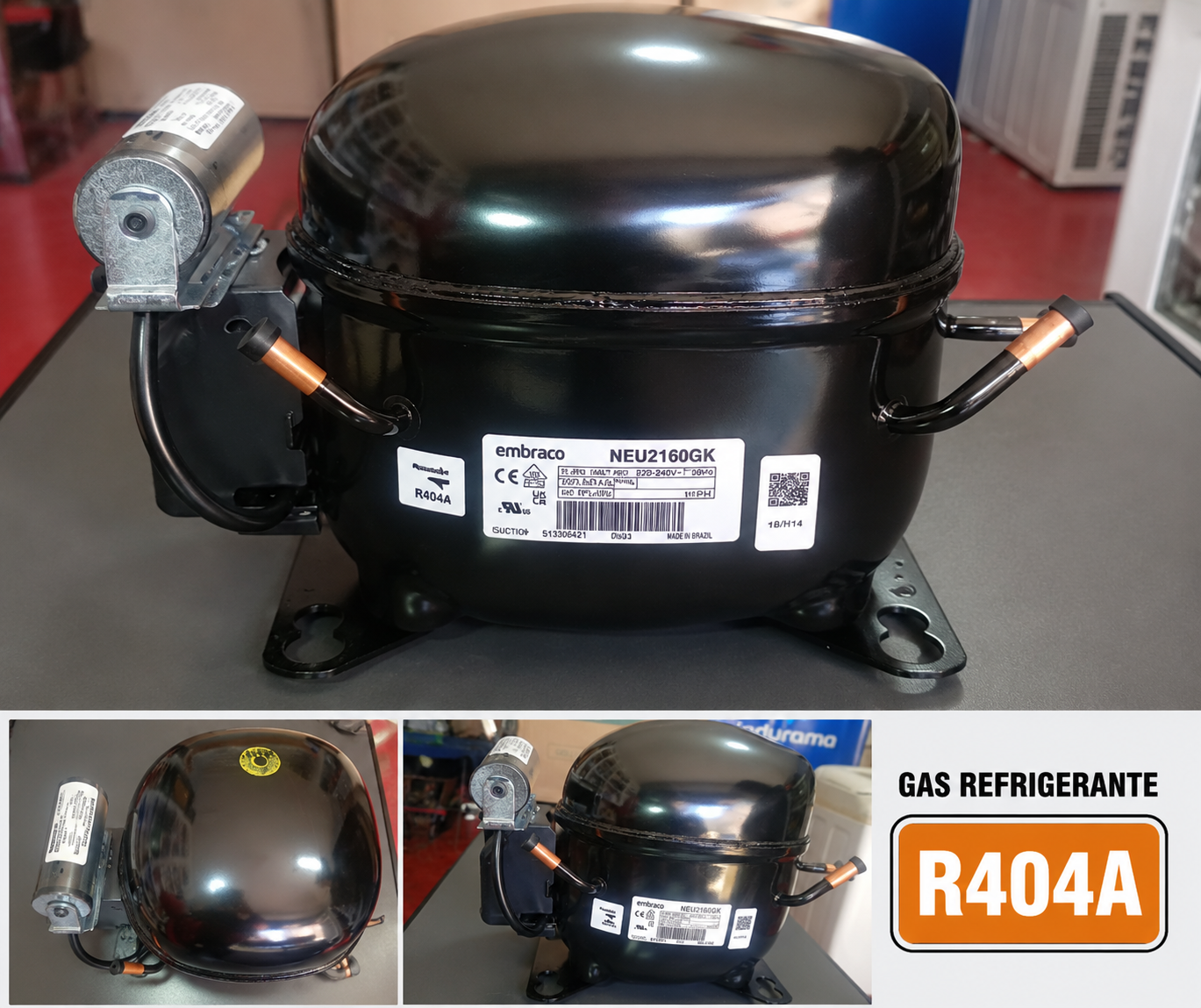 COMPRENSOR 5/8 T/B R404A (TEC-F) CAE2424Z
