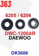 KIT RODAJE daewoo dwc-1200ar