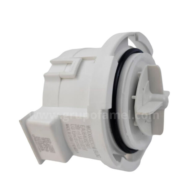 Bomba para lavadora LG Inverter 26v blanca