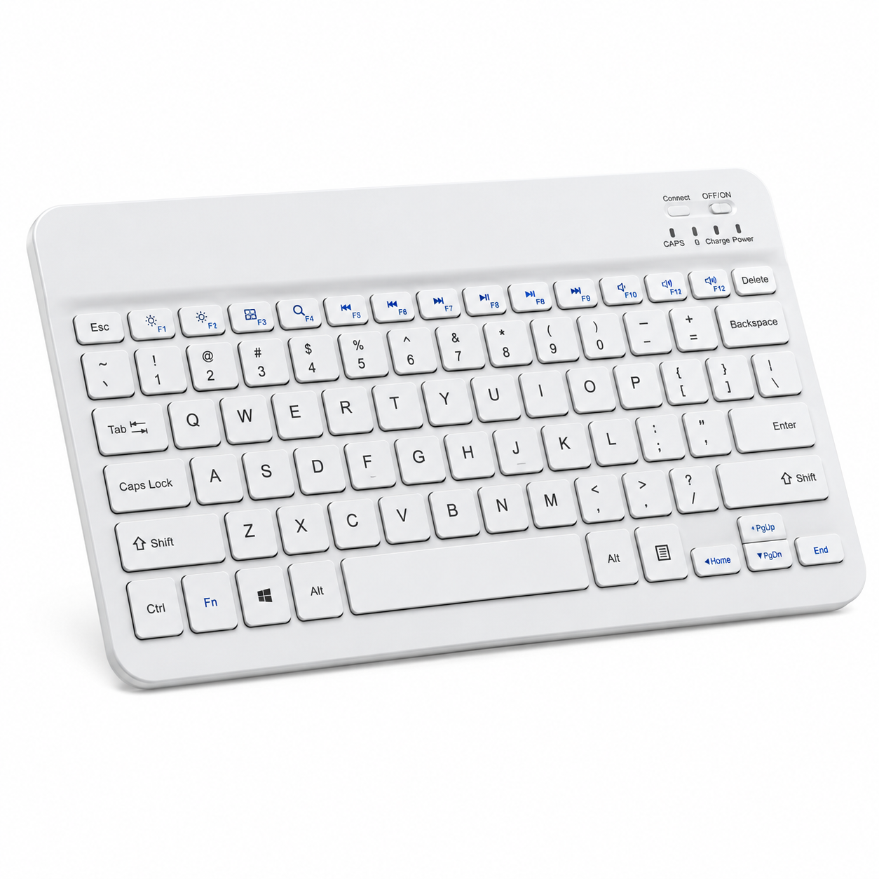 Teclado Bluetooth Universal Blanco 