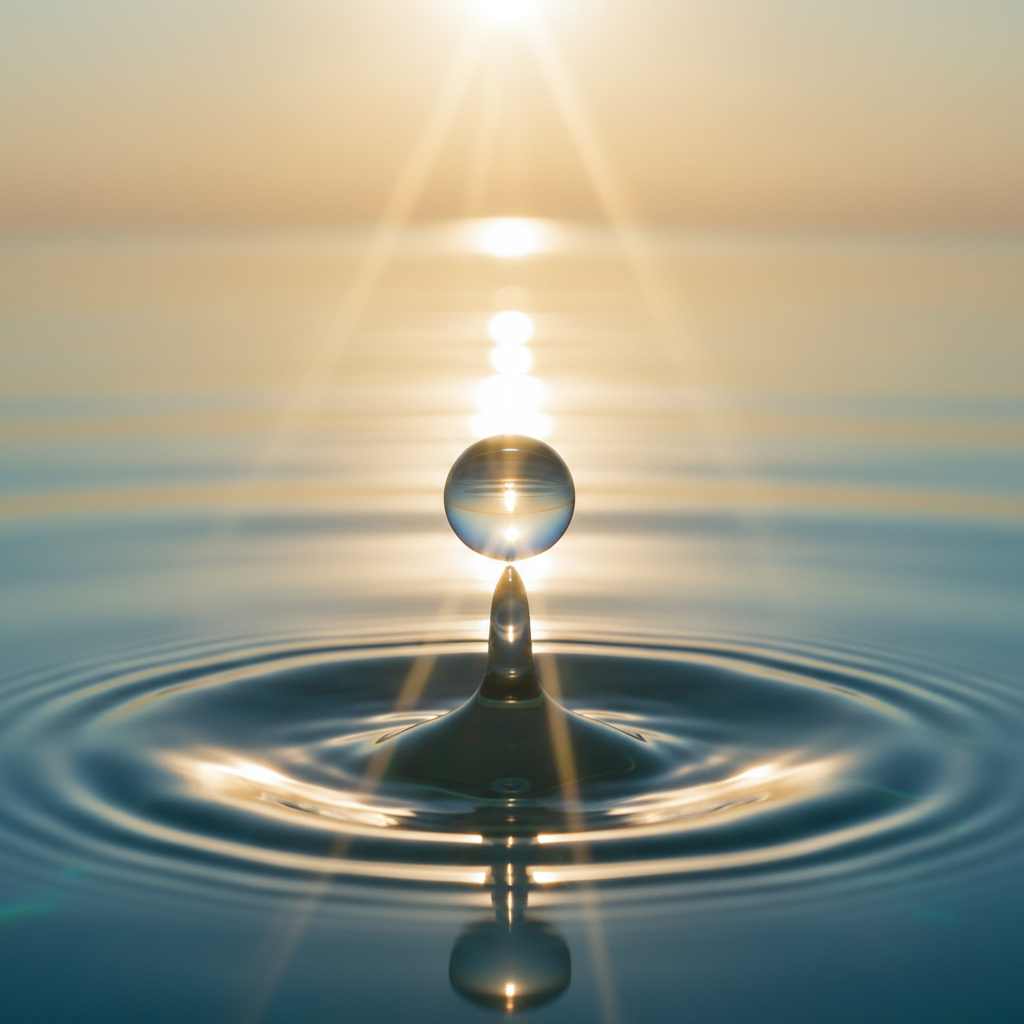 Droplet Returning to Ocean - End of Life Journey