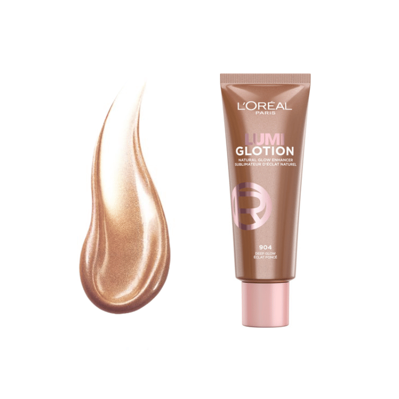 Loreal Paris - קרם לחות והיילייטר Lumi Glotion - 904