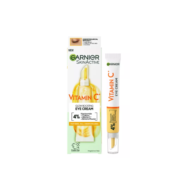 קרם עיניים Garnier SkinActive Vitamin C Glow Boost – גרנייה ויטמין C 15 מ״ל