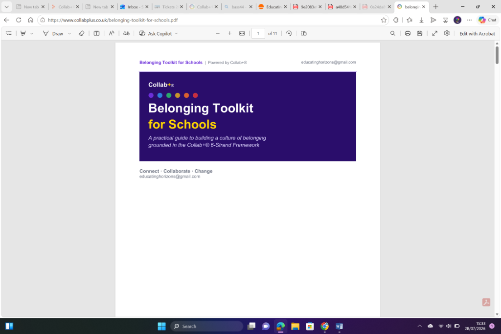 Belonging Toolkit for Schools