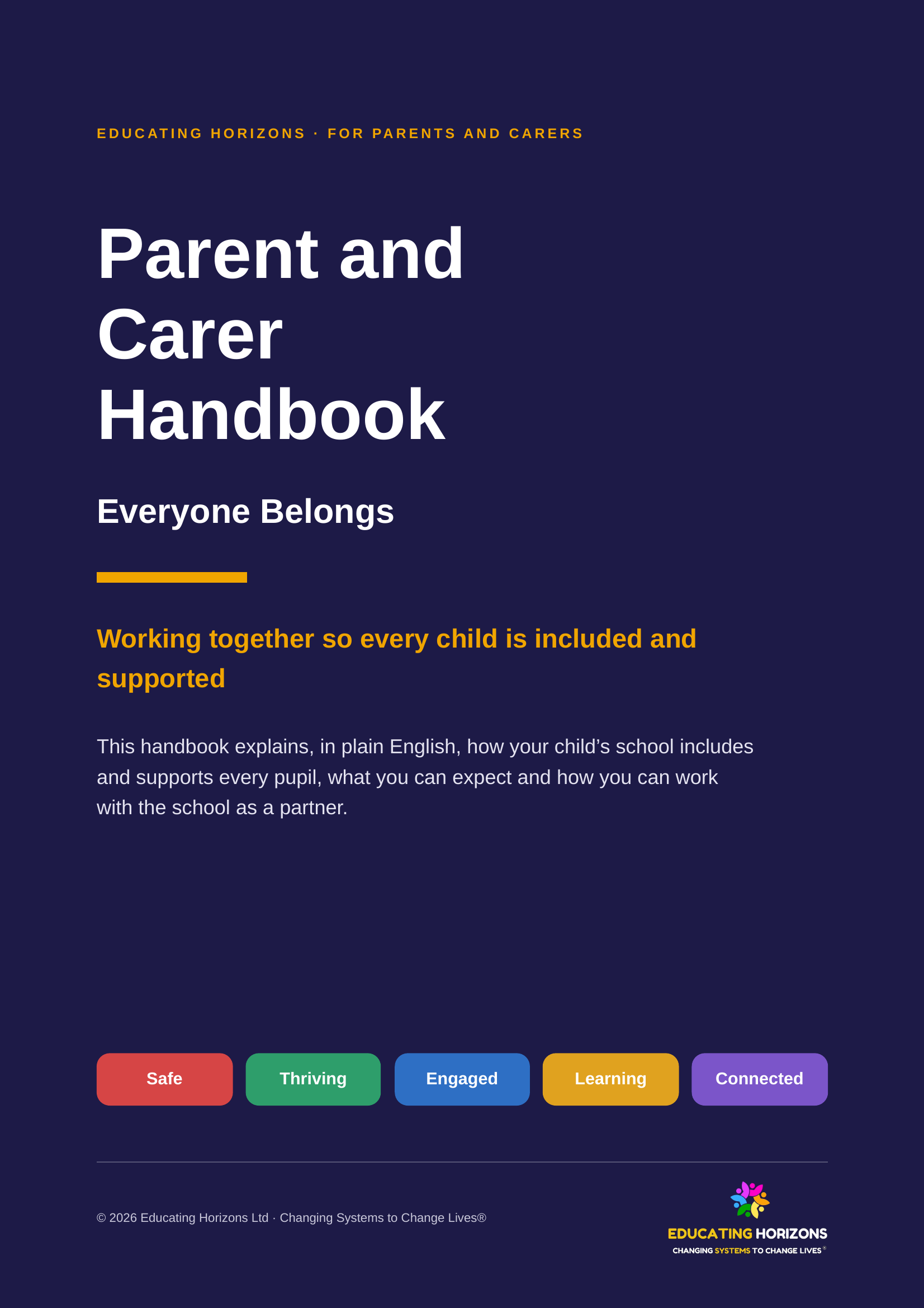 Parent and Carer Handbook