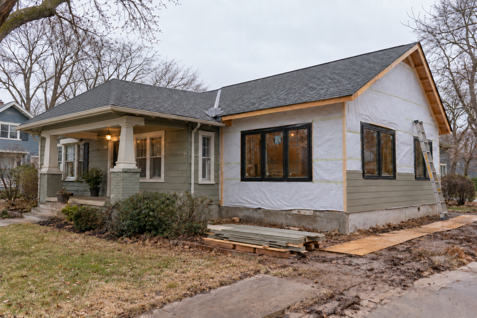 Home Additions services by Bright Homes Construction in Tulsa