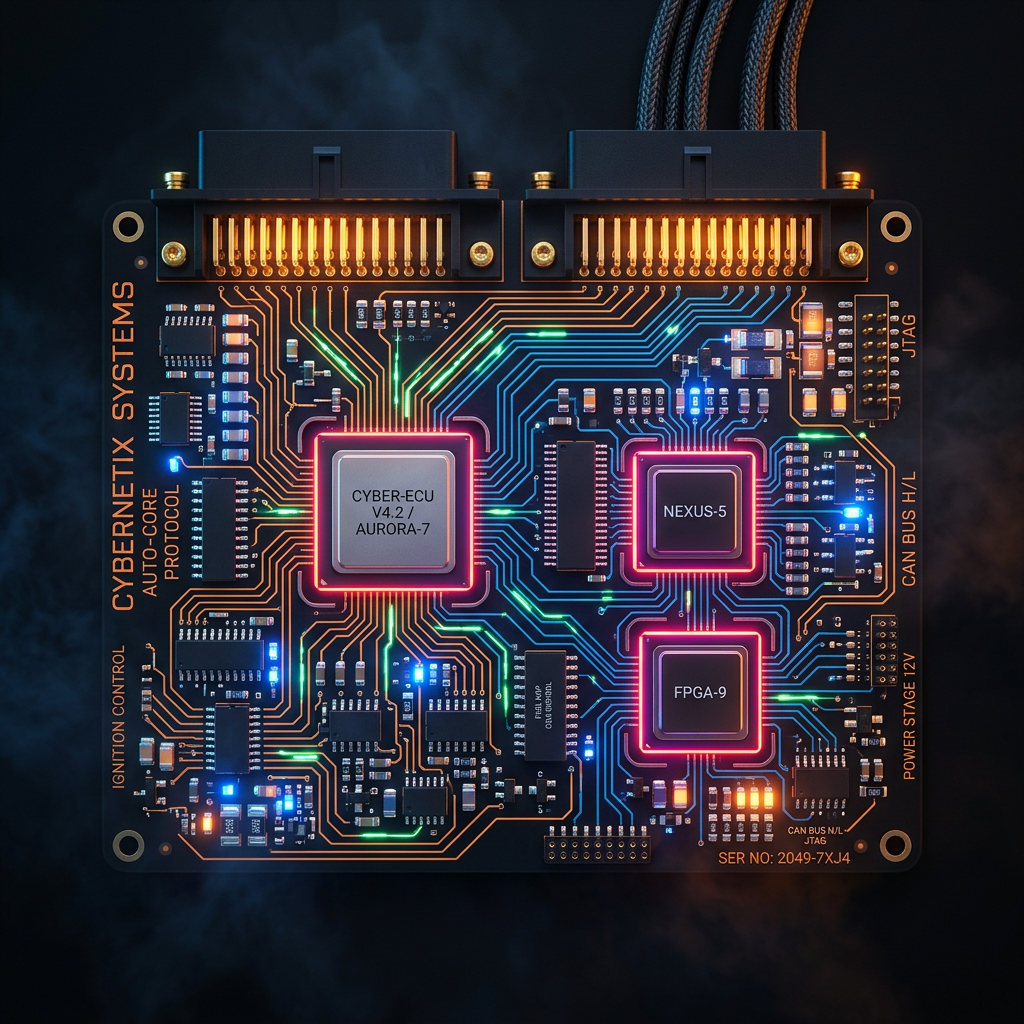 Cyberpunk ECU Circuit Board