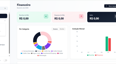 Gestão Financeira template preview