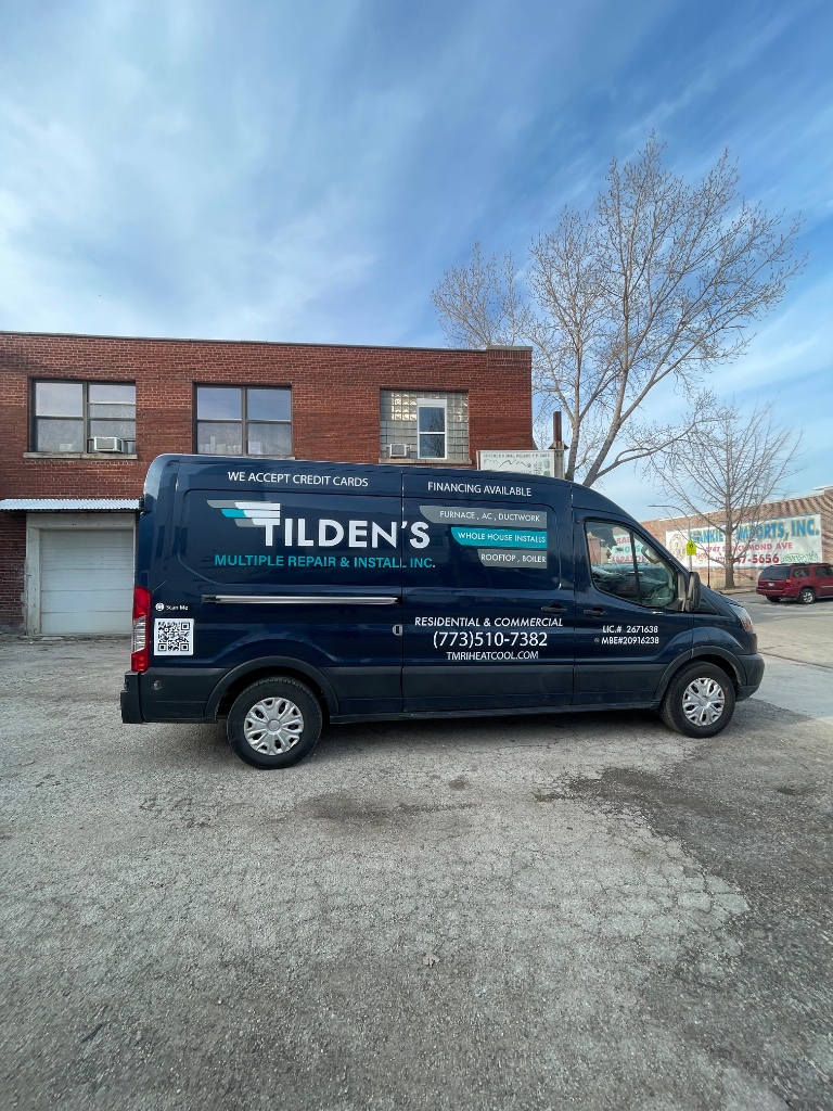 Tilden's Multiple Repair Van Wrap - Side