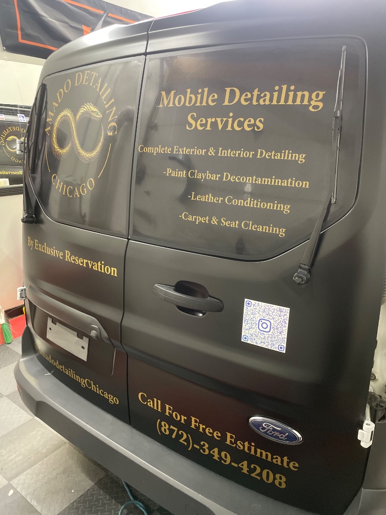 Amado Detailing Chicago Van Wrap