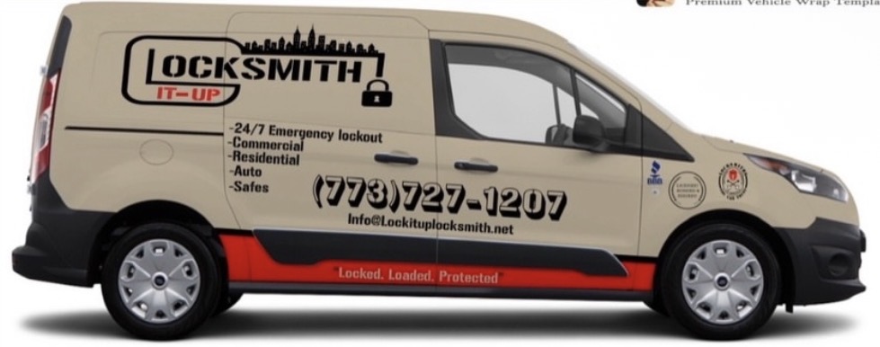 Locksmith It-Up Van Wrap - Rear