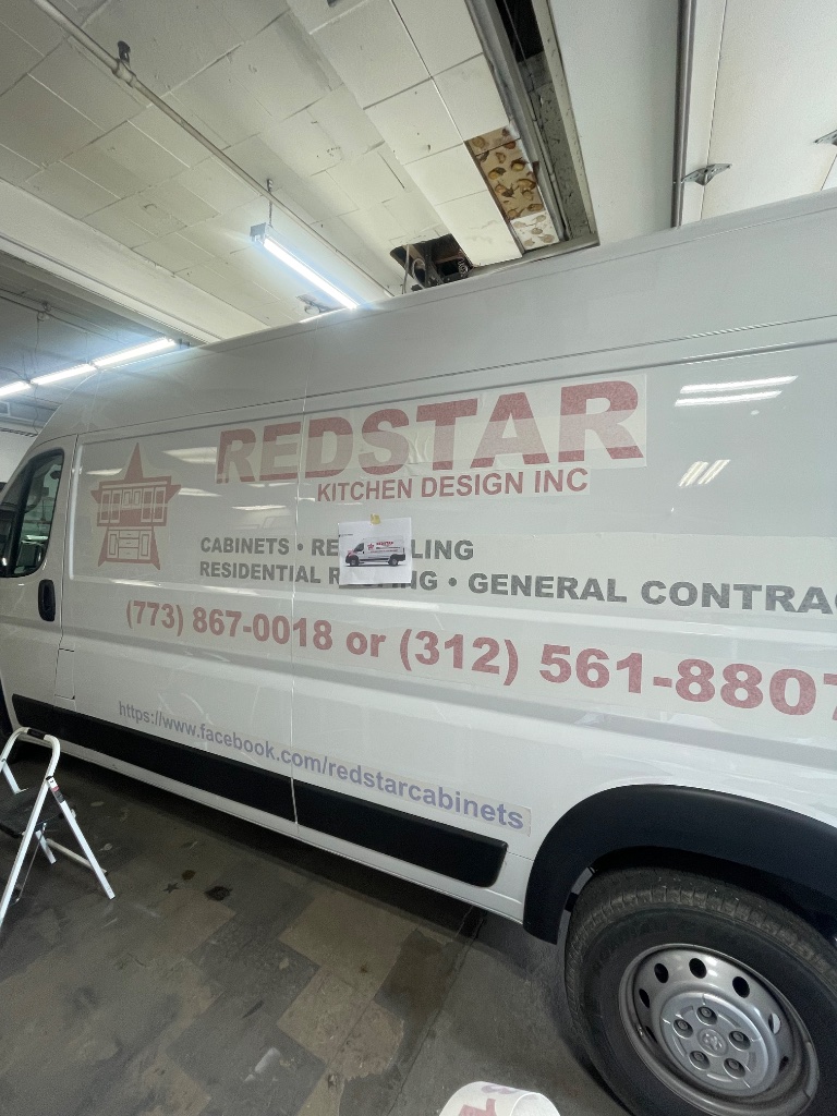 Red Star Kitchen Design Van Wrap