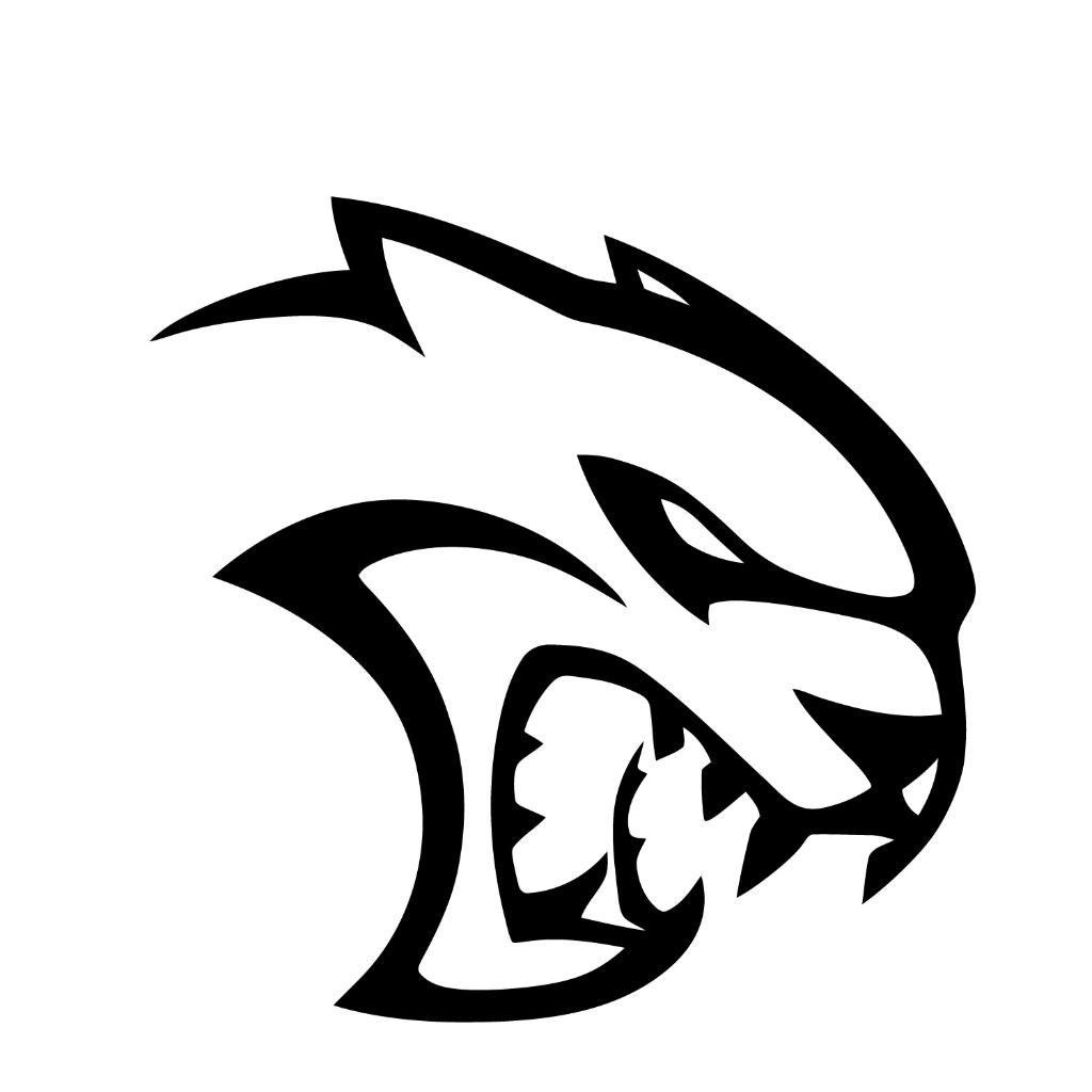 XL Rear Side Decal Kit - Hellcat Head