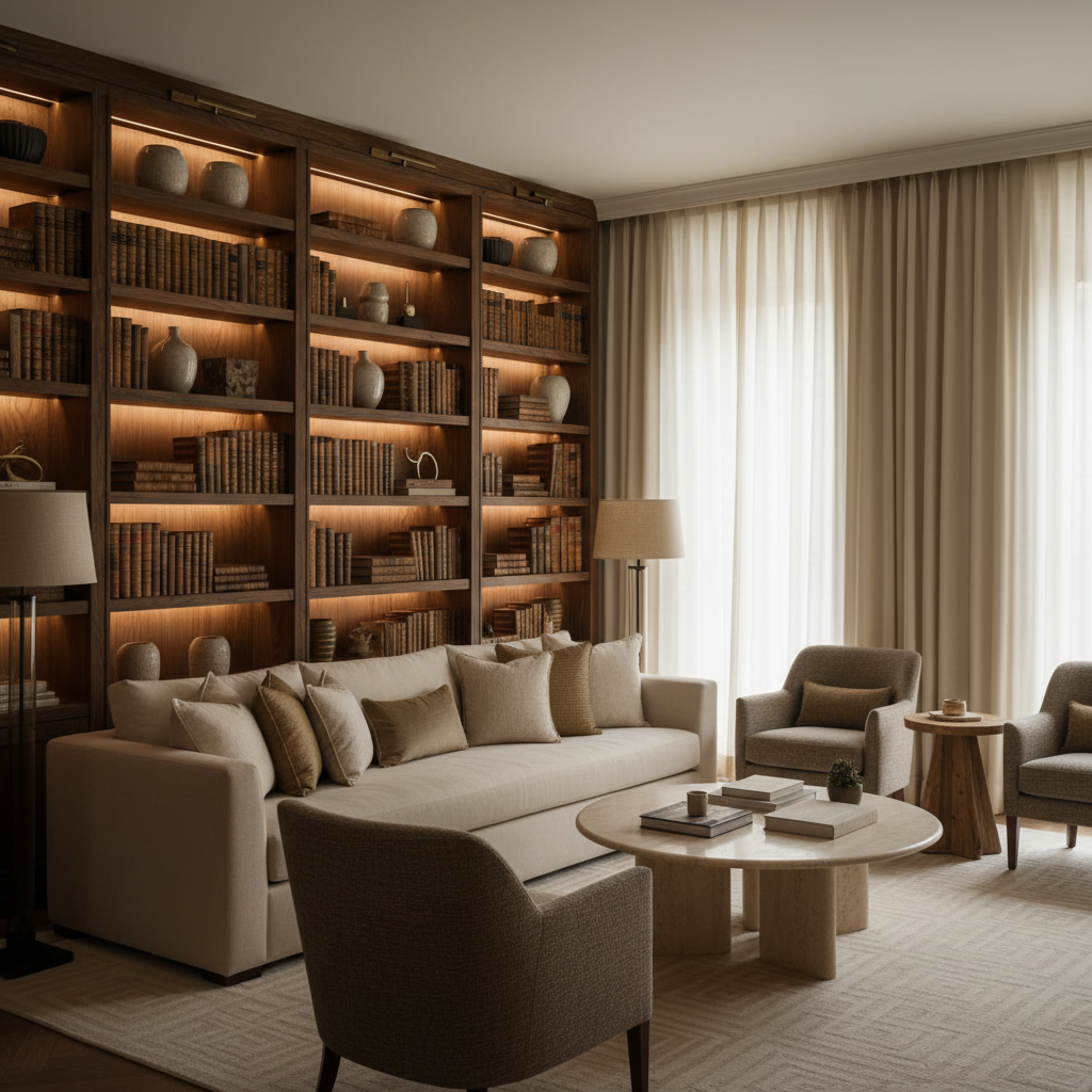 Sophisticated interior design