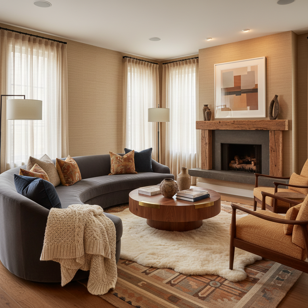 Warm Contemporary Living