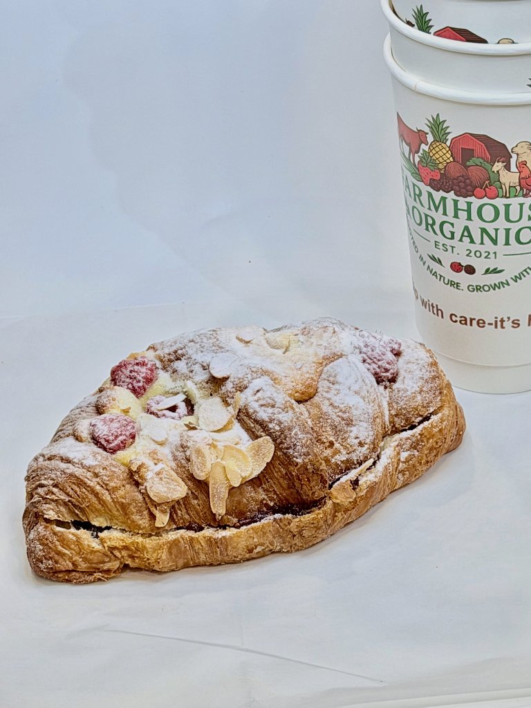 Raspberry Almond Croissant
