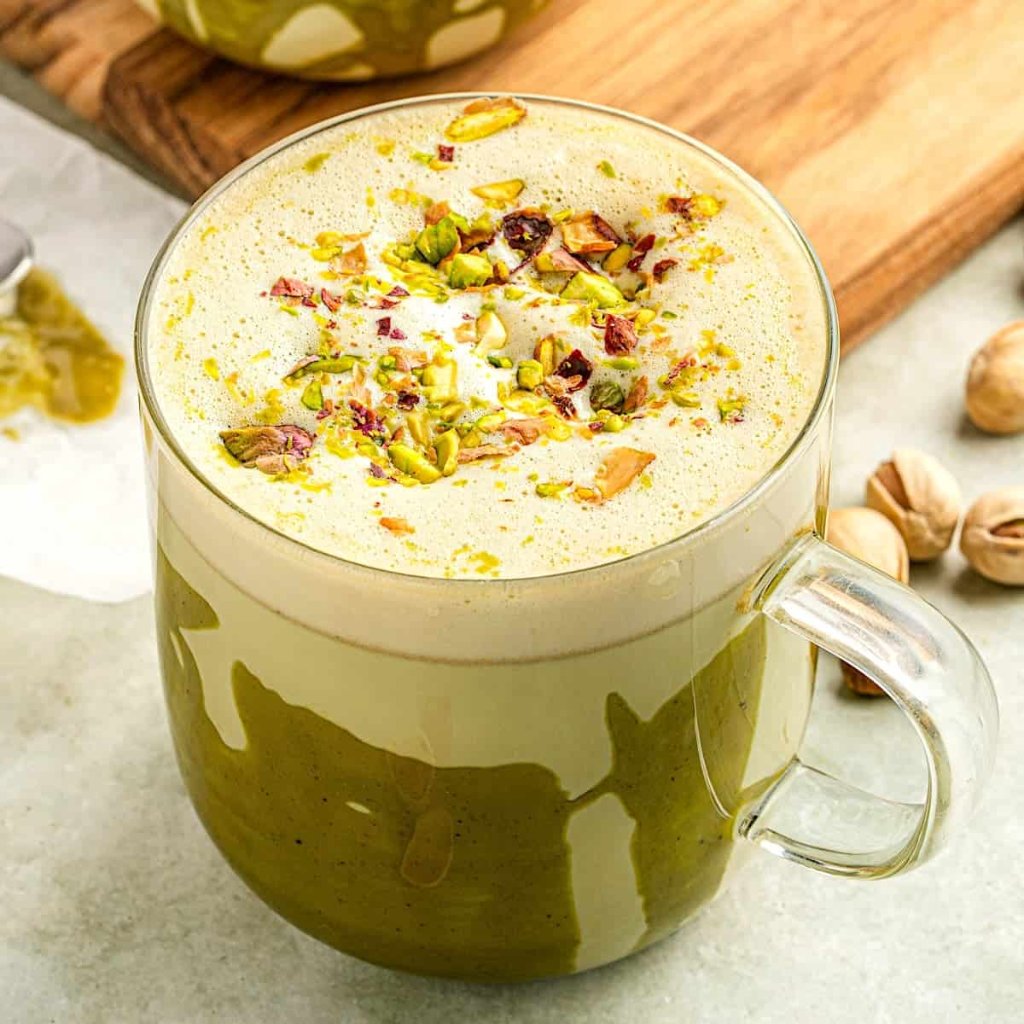Farmhouse Pistachio Latte