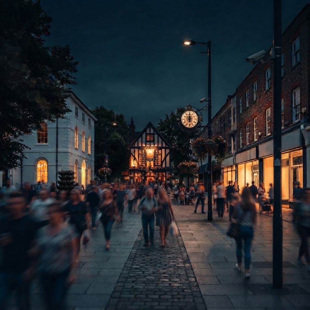 Brentwood high street buzzing with nightlife