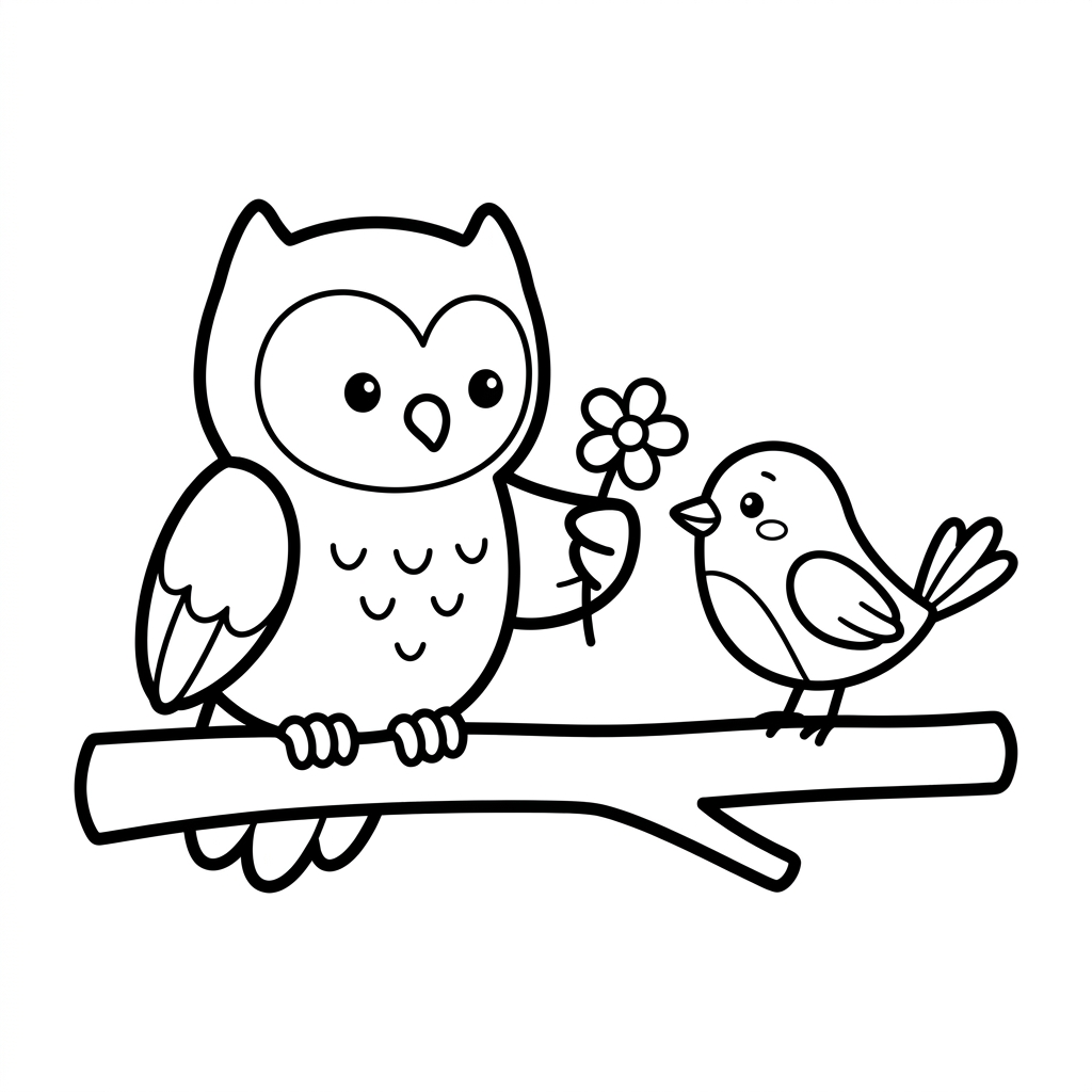 Kindness coloring sheet preview