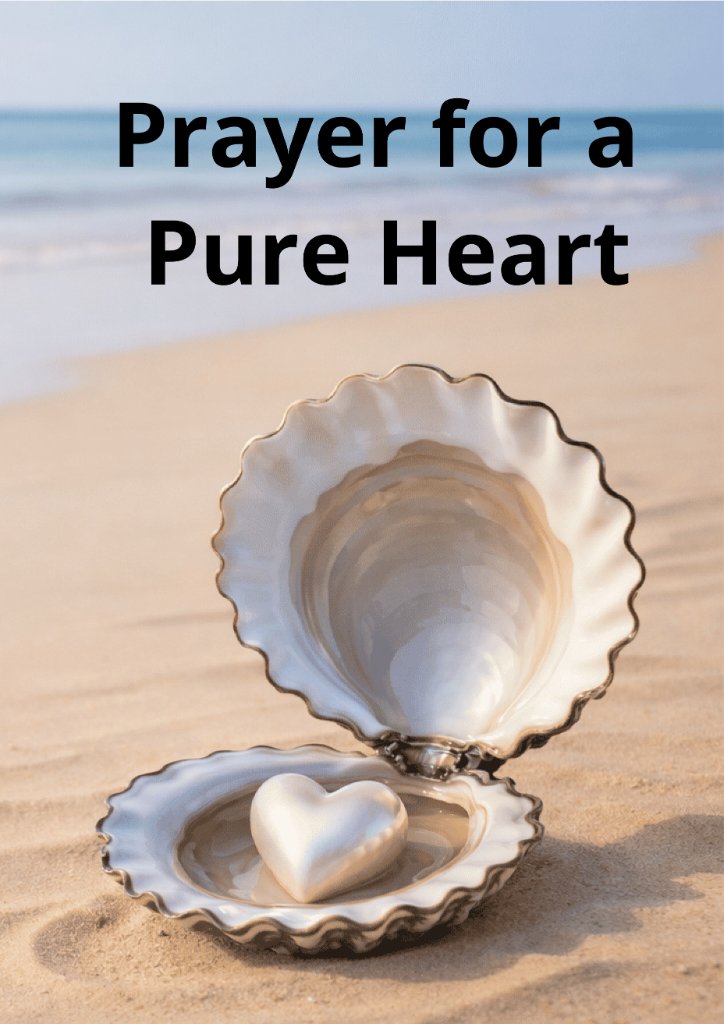 Prayer for a Pure Heart coloring book cover