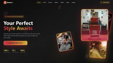 BARBER AI template preview