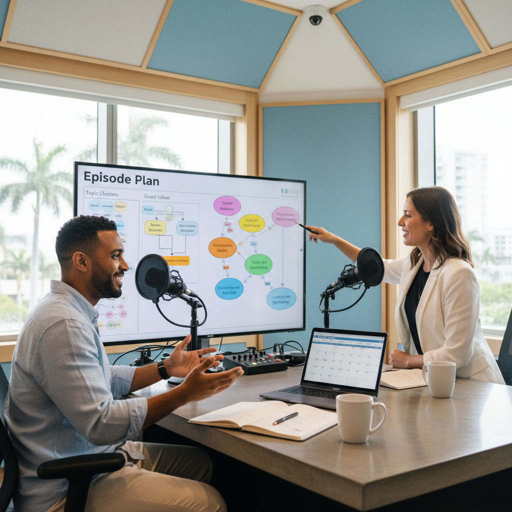 How to Plan Your First 10 Podcast Episodes Before You Hit Record