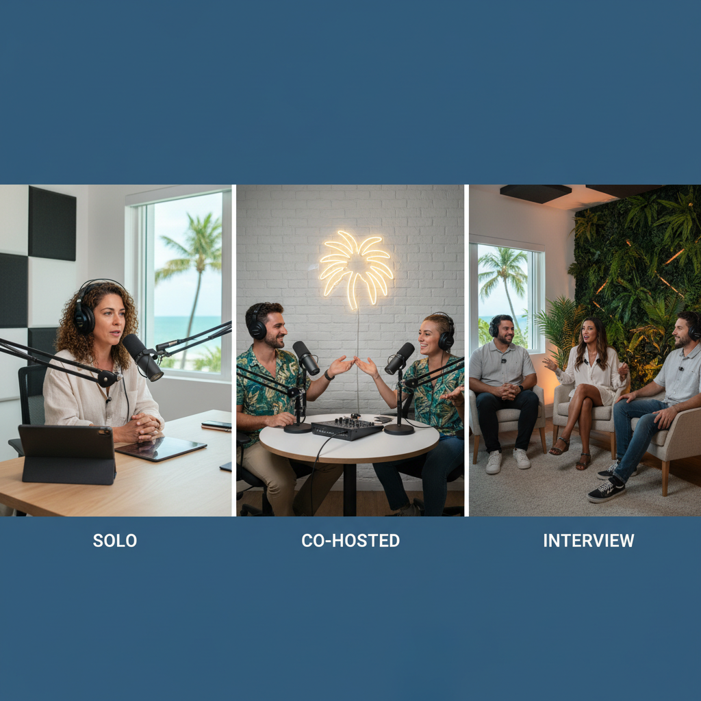 Solo, Co-Hosted, or Interview: How to Choose the Right Podcast Format Before You Record a Single Episode