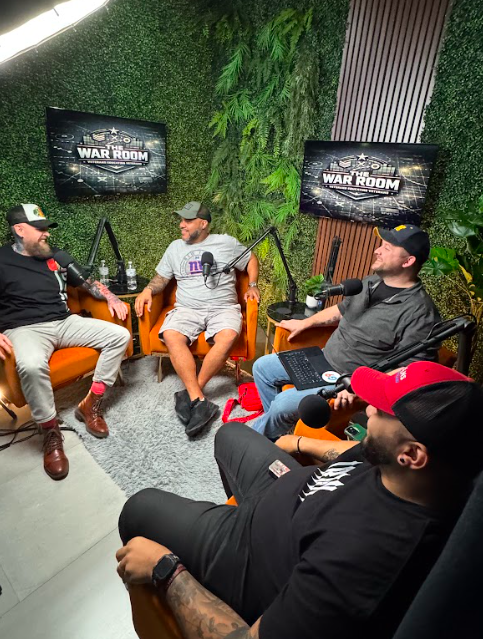 4-Person Podcast Recording Session