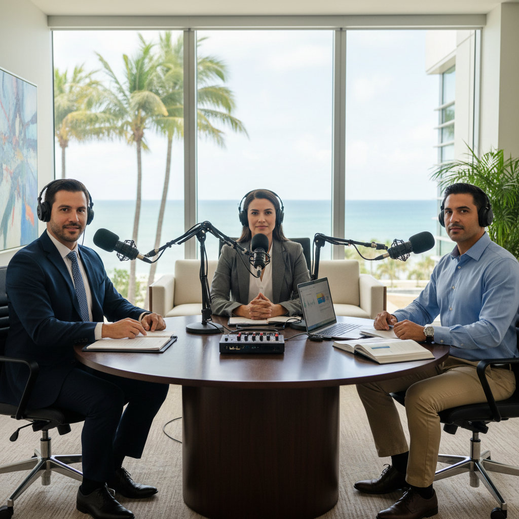 How Law Firms, Financial Advisors, and Healthcare Brands in South Florida Are Using Podcasts to Build Client Trust