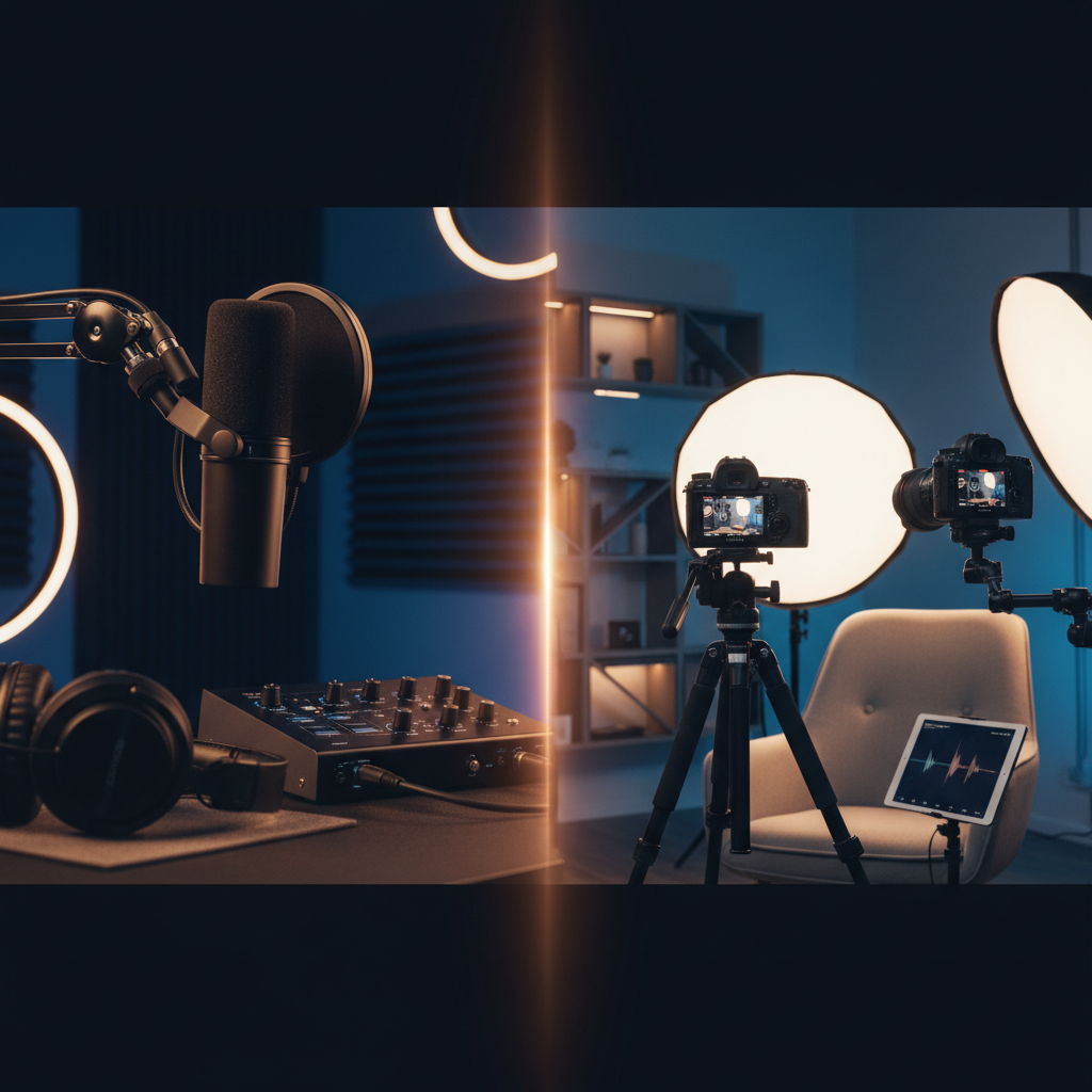 Audio-Only vs. Video Podcast: Which Format Is Right for You?