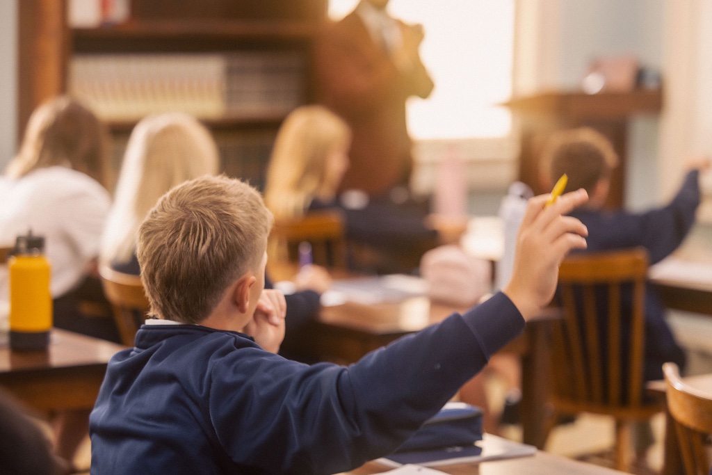 Classical school classroom