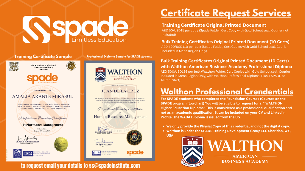 Certificate Request Services – SPADE and Walthon
