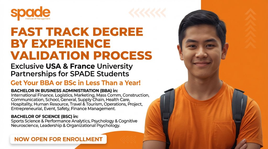 SPADE Fast Track Degree Programs Online