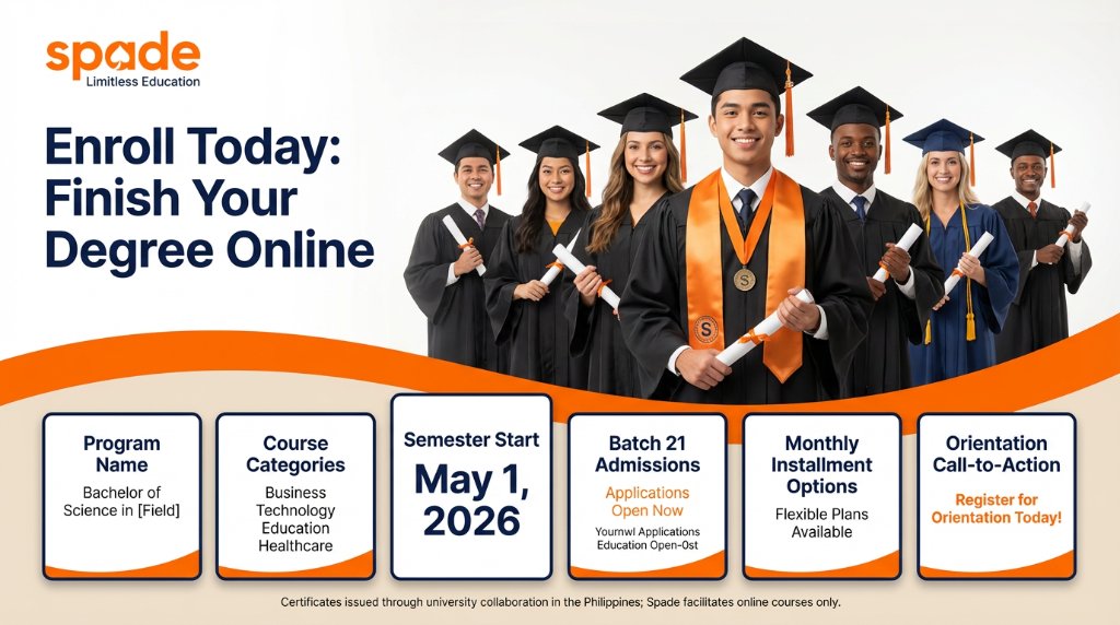 Enroll Today: Finish Your Degree Online