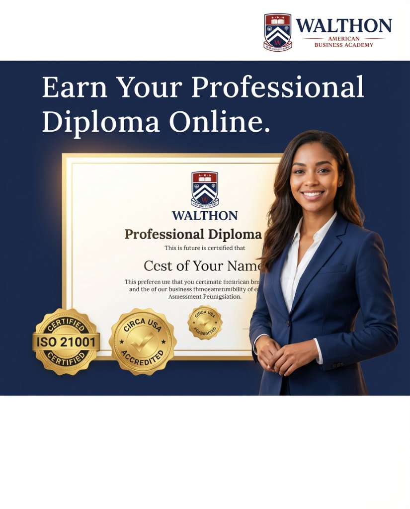 Walthon Earn Your Professional Diploma Online