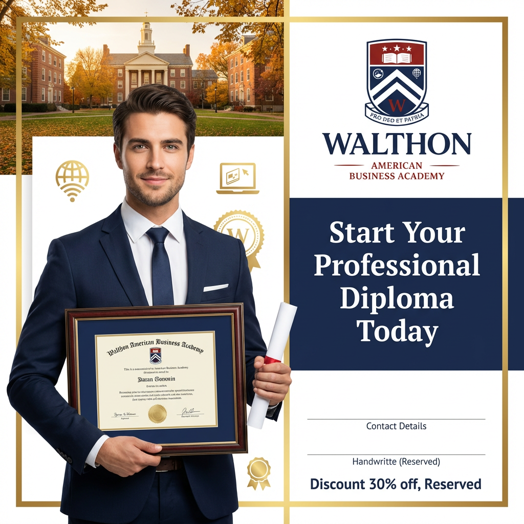 Walthon Start Your Professional Diploma Today