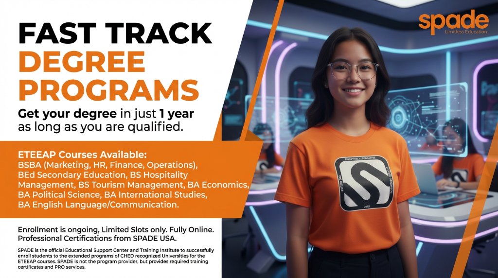 SPADE ETEEAP Male Graduate Fast Track