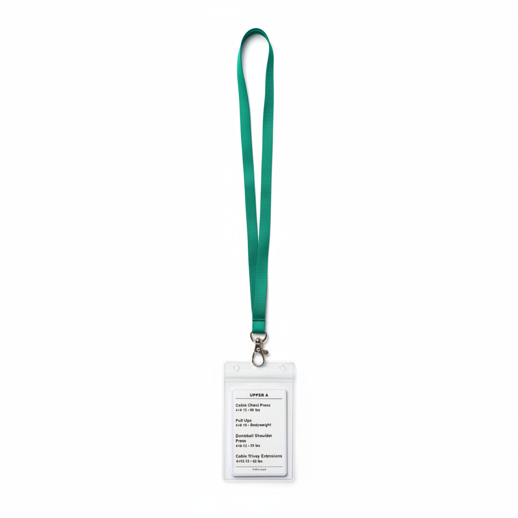 FitPro Card on lanyard