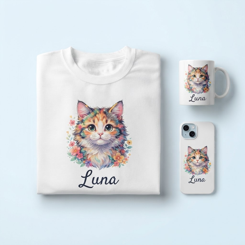 Select Products - Create custom AI pet portraits and print on products