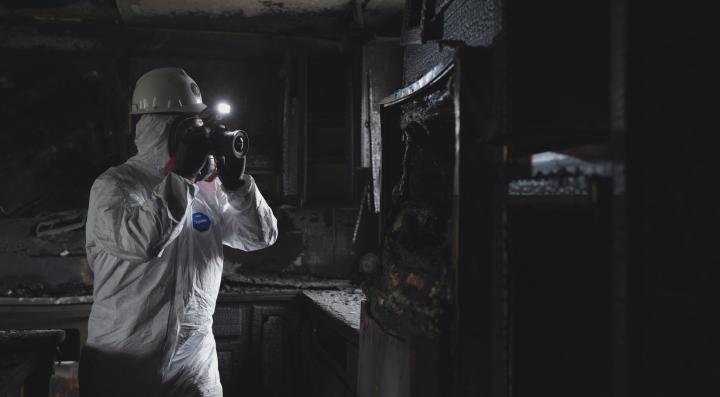Fire damage investigation