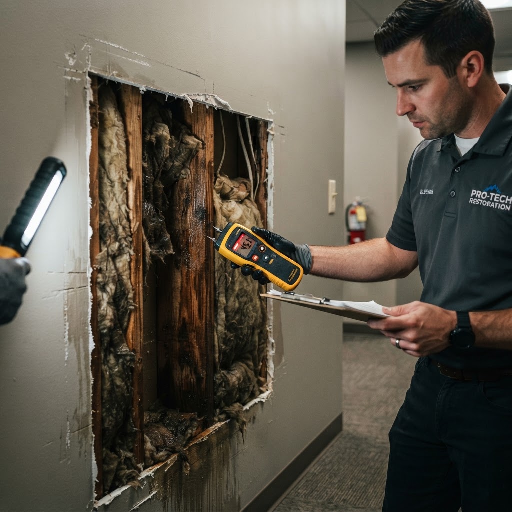Wall Cavity Moisture Investigation