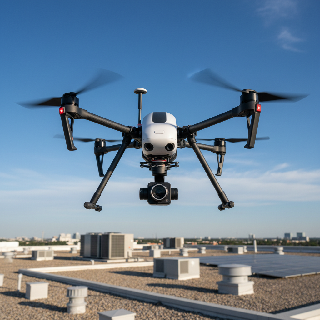 DJI Inspire 3 drone with flip cameras