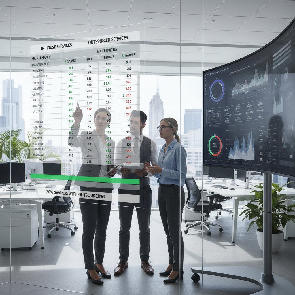 In-House vs. Outsourced Facility Services: Total Cost Comparison